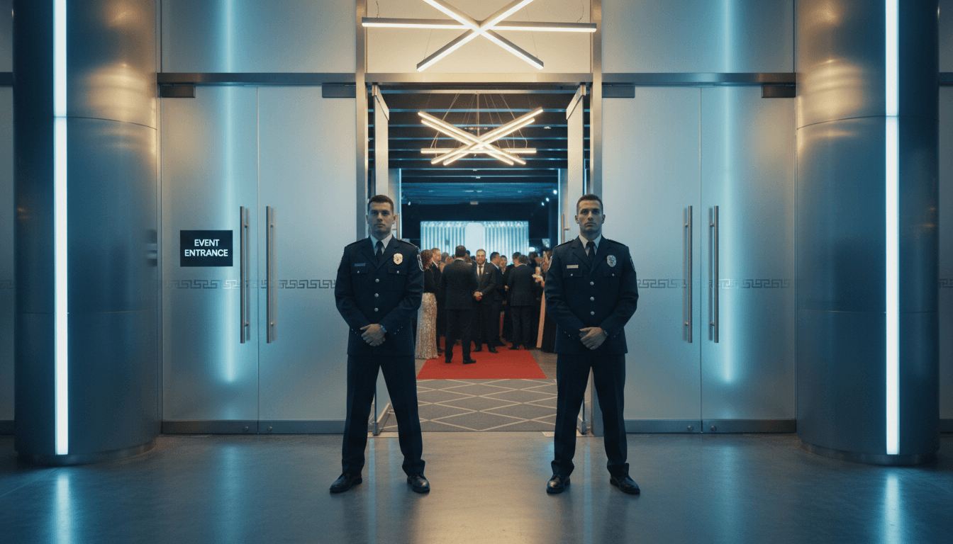 HOWL Security Group LLC uniformed security team at professional event