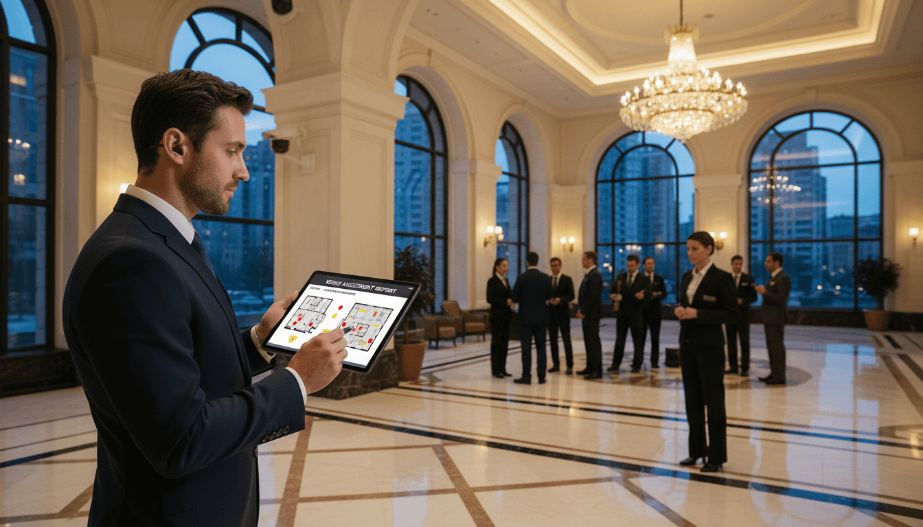 Advance security planning and venue assessment